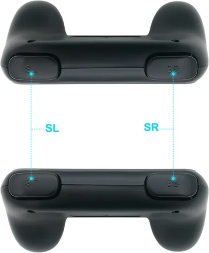 Vista 6 de Empuñaduras de mano para Switch and Switch OLED JoyCons, controladores de mano FYOUNG para Switch Joy Con y Switch OLED modelo 2021 (paquete de 4)
