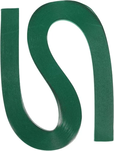 Vista 63 de PATIKIL Tiras de papel de origami, 120 piezas de 3/16 pulgadas (0.197 in), 21.3 in, tira de papel para manualidades, manualidades, Navidad, verde