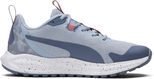 Vista 5 de PUMA Twitch Runner Trail Tenis para hombre, Azul Wash-evening Sky-sunset Glow