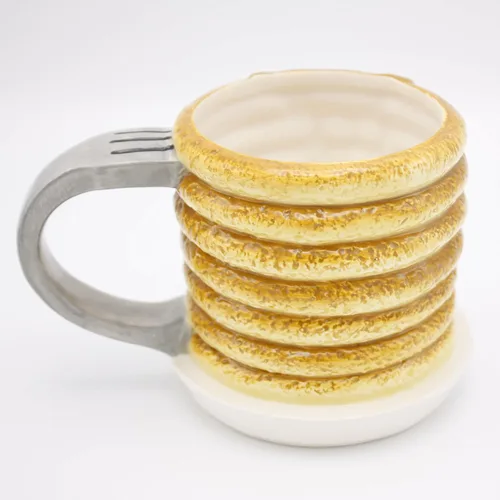 Vista 2 de Island Dogs Pancakes - Taza novedosa, multicolor