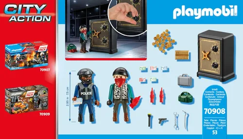 Vista 6 de Playmobil Paquete de inicio Robo de banco