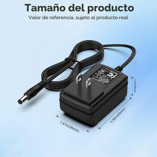 Vista 2 de Fuente de alimentación del adaptador de 12W para la luz de tira del LED Negro-1