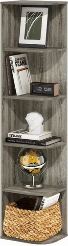 Vista 12 de Furinno PASIR - Estantería de libros de 2 niveles, estantería moderna de 9 x 12 x 21, estanterías abiertas para sala de estar, dormitorio, oficina