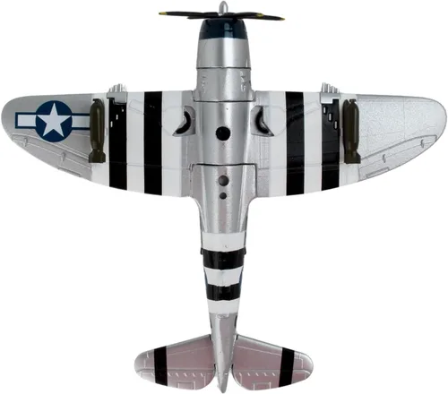 Vista 7 de Sello postal P-47 Thunderbolt "Kansas Tornado II" 1/100 Modelo de avión de combate coleccionable de la Segunda Guerra Mundial – Réplica histórica