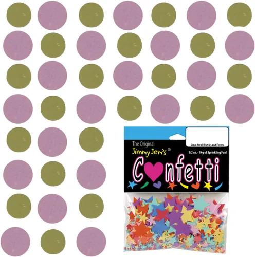Vista 53 de Confetti Circle 1/4" Negro, Azul Marino Combo - 2 bolsas de media onza (1 oz) (8550/9971)