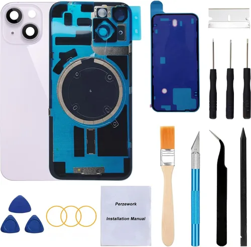 Vista 34 de Reemplazo de cristal trasero OEM para iPhone Xs de 5.8 pulgadas con kit de herramientas de reparación y adhesivo preinstalado (Oro)