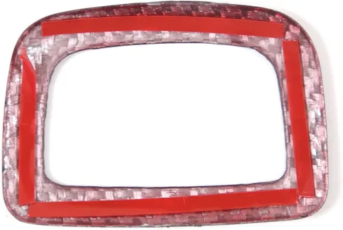 Vista 7 de Sekhyna Cubierta de botón del interruptor del maletero compatible con Corvette C8 Stingray 2020 2021 2022 2023 fibra de carbono real / ABS 1 pieza