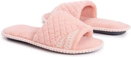 Vista 6 de MUK LUKS Pantuflas Sally Micro Chenille para mujer
