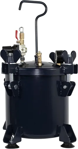 Vista 2 de CALIFORNIA AIR TOOLS 255C - Olla a presión de 2.5 galones para fundición, azul y compresor de aire portátil ligero y silencioso CAT-1P1060S