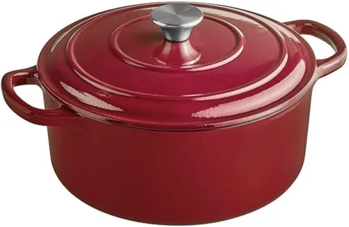 Vista 12 de Utensilios de cocina de hierro fundido esmaltado (Olla Mini 0,25 Qt., Glaciar)