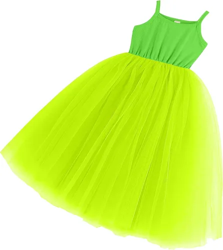 Vista 2 de ZINPRETTY Vestido para niñas pequeñas, tutú sin mangas, vestido de fiesta de Navidad