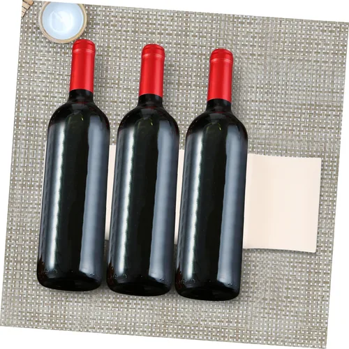 Vista 5 de Decoración de vino para mesa de cocina, estante de vino, botella de agua de plástico, organizador de nevera