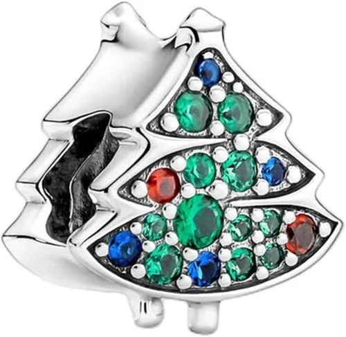 Vista 18 de Christmas Halloween Charm 925 Sterling Silver Openwork Bead for Charm Bracelets and Necklaces,Jewelry Gifts Women