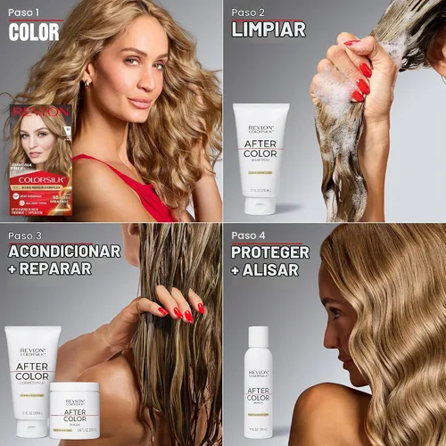 Vista 8 de REVLON ColorSilk After Color Acondicionador, 7.10 fl oz