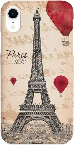 Vista 10 de Inspired Cases - Funda para iPhone Xs Max con textura 3D - Funda protectora de goma para iPhone Xs Max de Apple - Torre Eiffel de París 1887
