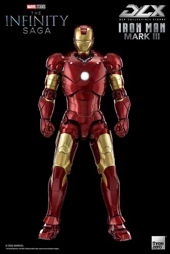 Vista 4 de Marvel Infinity Saga: Iron Man Mark 3 Deluxe Figura de acción a escala 1:12