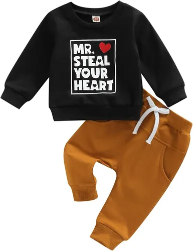 Vista 42 de Mameluco de manga larga con estampado de corazón para el día de San Valentín, recién nacido, para bebés, niños y niñas