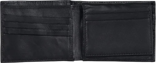 Vista 4 de Ben Sherman Men's Manchester Slim Bifold Full-Grain Leather RFID Minimalist Gift Box Wallet