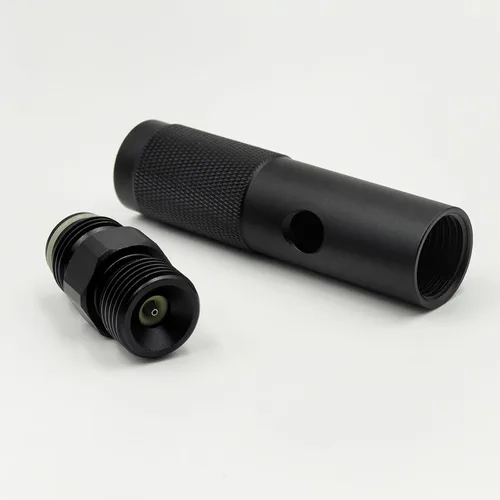 Vista 4 de Adaptador de carga rápida de cilindro pequeño cartucho de CO2 de 0.42 oz para agua de soda de Paintball PCP Airsoft G1/2-14 (0.825"-14NGO)