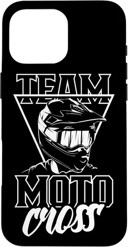 Vista 19 de Funda para iPhone 16 Team Motocross Lover Riding Rider