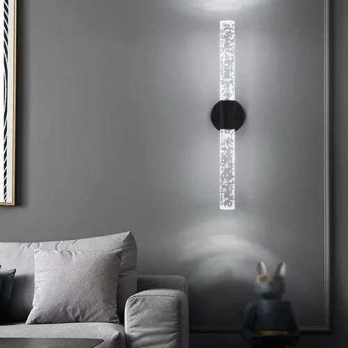 Vista 5 de Aplique de pared de burbujas, lámpara de pared moderna para dormitorio, lámpara LED de montaje en pared, linterna de pared interior con vidrio
