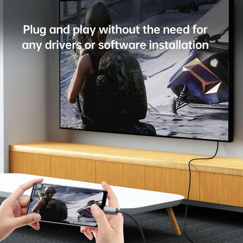 Vista 4 de Cable USB C a DisplayPort 1.4 de 6 pies, 8K @60Hz 4K a 144Hz HDR, cable USB tipo C a DP de 32.4 Gbps HBR3 DSC, Thunderbolt 4/3 compatible