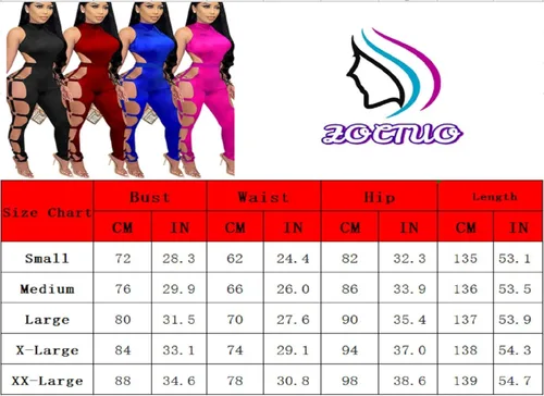 Vista 6 de Zoctuo - Overol sexy para mujer, sin mangas, con cuello halter, para fiesta, club, conjunto de 2 piezas, tiro alto, pantalones huecos