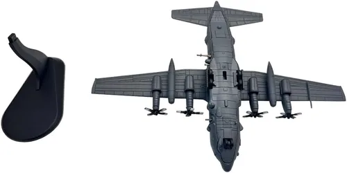 Vista 8 de Modelo de avión de ataque a tierra pesada AC130 AC-130 a escala 1/200 para colección o regalo (AC130 No1)