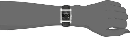 Vista 2 de Baume Mercier 10019 Hampton señoras reloj de cuero negro correa