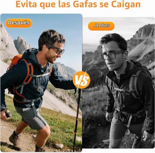 Vista 5 de HIBLOKS Cubierta de silicona impermeable y agarre para gafas para Ray-Ban Meta