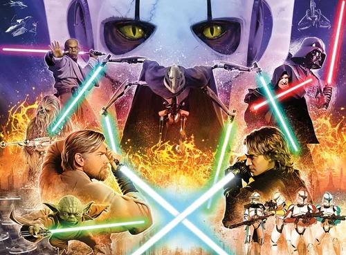 Vista 2 de Buffalo Games - Silver Select - Star Wars - Si no estás conmigo, entonces eres mi enemigo. - Rompecabezas de 1000 piezas para adultos -Rompecabezas