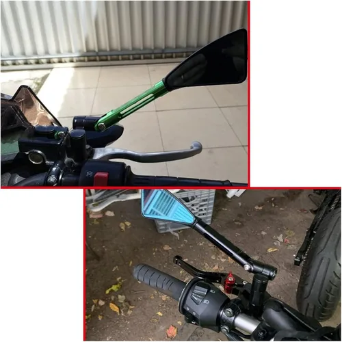 Vista 6 de Accesorios para Yamaha FZ25 FZ-25 Accesorios universales de motocicleta CNC Aluminio Vista trasera 0.315 in 0.394 in Espejo retrovisor lateral