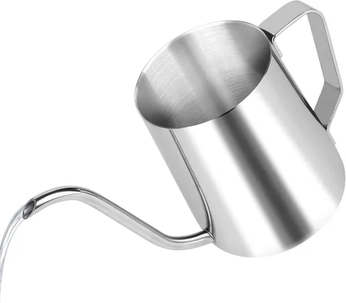 Vista 8 de Hervidor de Vertido para Café de Goteo Manual y Té con Termómetro 28oz Hervidor de Cuello de Cisne con Control de Flujo Hervidor de Agua de Acero