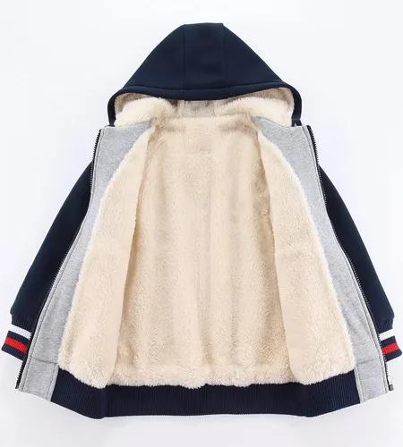 Vista 2 de Chaqueta con forro polar Sherpa para niños y niñas de 2 a 14 años