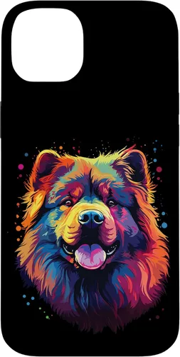 Vista 13 de Watercolour Colourful Dog Chow Chow Case for iPhone 16