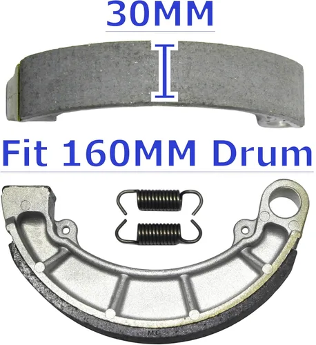 Vista 2 de Zapatas de freno delanteras traseras para Yamaha Bruin 250 YFM250 2005-2006 - Big Bear 250 YFM250 2007-2010 - Big Bear 400 YFM400 2004-2006 - Kodiak