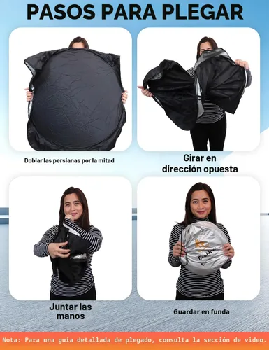 Vista 7 de EcoNour Parasol para parabrisas compatible con Acura RDX 2007-2010 2011 2012, visera solar para parabrisas delantero y ventana, bloqueador de calor