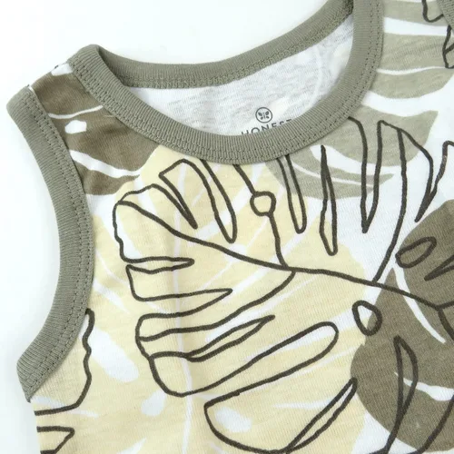 Vista 56 de HonestBaby Camisetas musculares sin mangas 100% algodón orgánico para bebés y niños pequeños, niñas