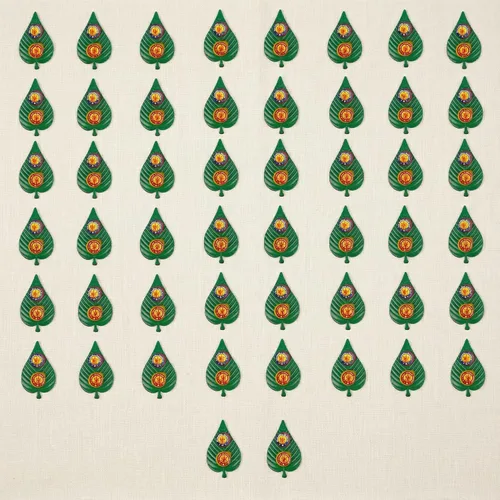 Vista 12 de LOVENSPIRE Haldi Kumkum - Juego de hojas de paquete (paquete de 10) decorativo de cúrcuma y sindoor combo para Pooja, regalo tradicional indio