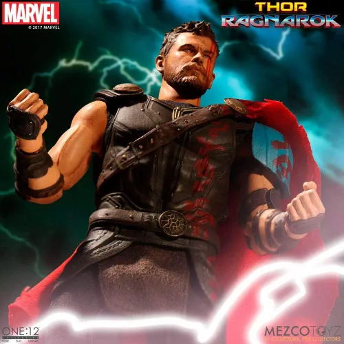 Vista 4 de Mezco Toys One: 12 Collective: Figura de acción Marvel Thor Ragnarok