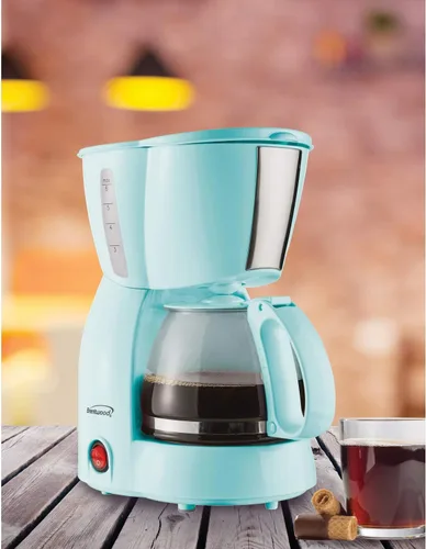 Vista 9 de Brentwood TS-213BL - Cafetera de 4 tazas, color azul