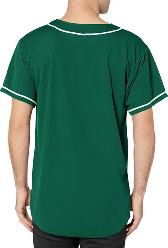 Vista 2 de Augusta Adult Wicking Mesh Button Front Baseball Jersey
