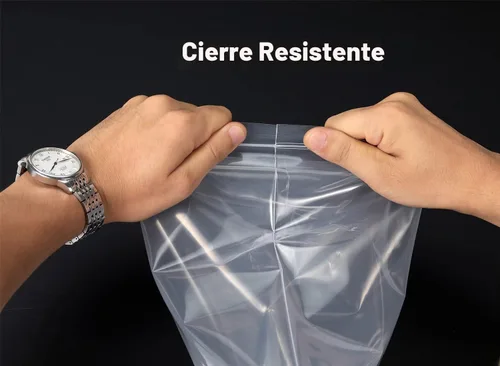 Vista 6 de Bolsas de plástico transparentes con cierre de 0.197 in de grosor de 7 x 9 pulgadas de grosor, bolsas de almacenamiento con cierre para tarjetas