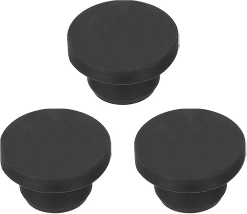 Vista 186 de MECCANIXITY - Tapones de silicona en forma de T (26mm, 1 pulgada de diámetro), color negro