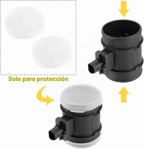 Vista 7 de X AUTOHAUX 0280218421 Sensor de flujo de aire de masa de coche Sensor MAF Reemplazo de flujo de aire para Chevrolet Aveo 2009-2011 para Chevrolet