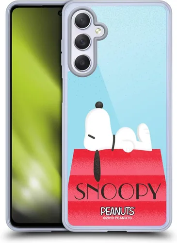 Vista 104 de Head Case Designs Snoopy Deco Dreams - Funda de gel con licencia oficial de Peanuts Blue Pattern [protección de grado militar] compatible con Google