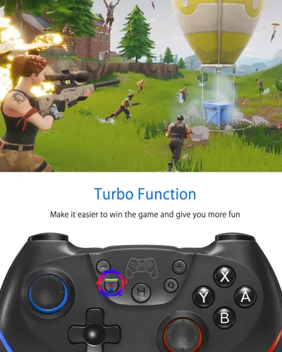 Vista 3 de Controlador de interruptor controlador profesional inalámbrico para interruptorSwitch LiteSwitch OLED interruptor remoto Gamepad con joystick