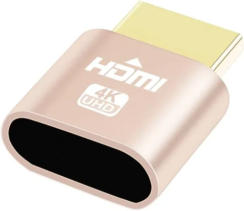 Vista 3 de DTECH Emulador de enchufe simulado HDMI 4K, adaptador fantasma sin cabeza, compatible con Windows, Mac, OSX, Linux, soporte 4kx2k 2160P 1080p