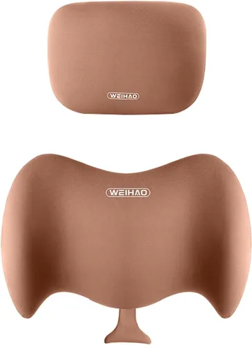 Vista 16 de Almohada de apoyo lumbar, almohada lumbar de espuma viscoelástica para aliviar el dolor de espalda, almohada lumbar ergonómica aerodinámica