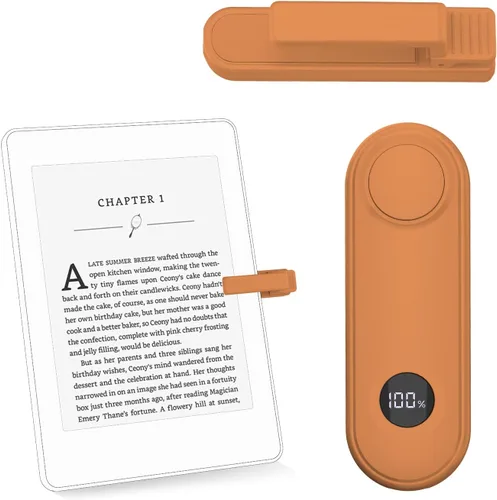 Vista 8 de Girador de páginas remoto para accesorios de lectura Kindle, Clicke para iPad, iPhone, Android, tabletas, libros electrónicos, lentes de lectura